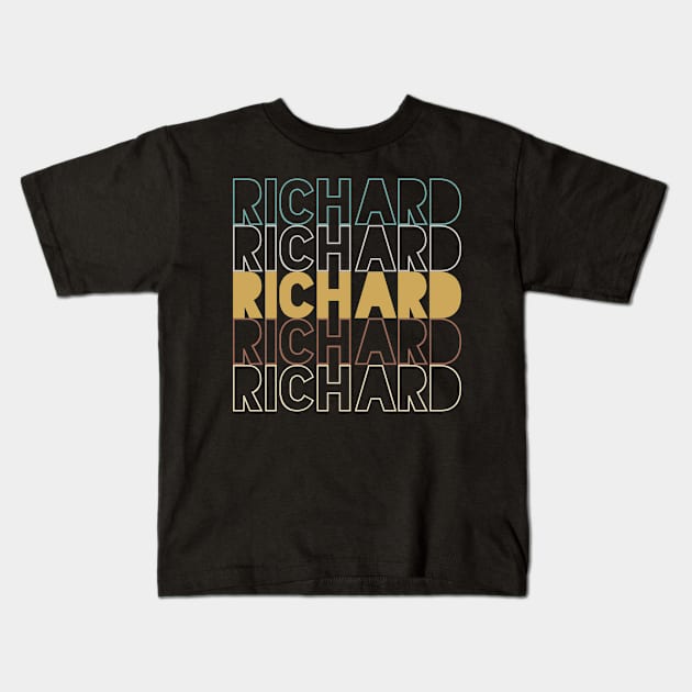 Richard Kids T-Shirt by Hank Hill